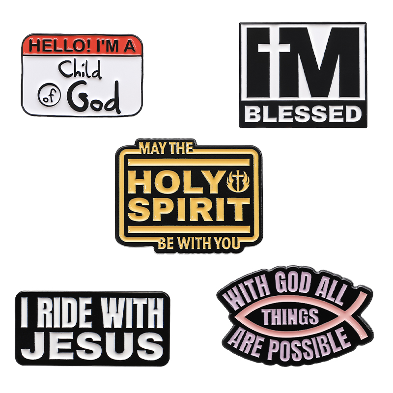 Embroidery Jesus - Viaggio con Gesù Spille smaltate Cartoon
