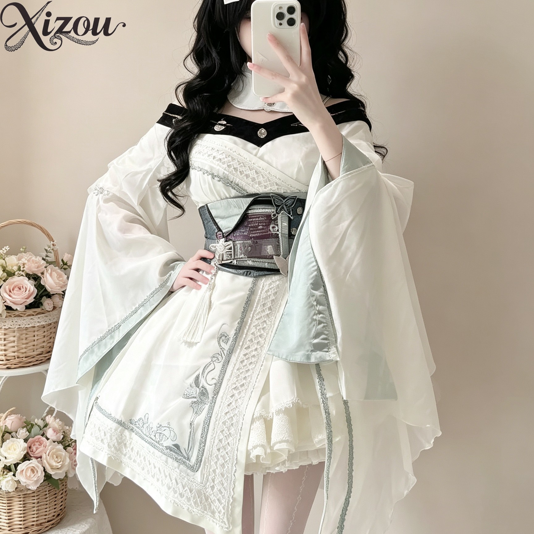 Embroidery Gothic - Set Abito OP Lolita Gotico in