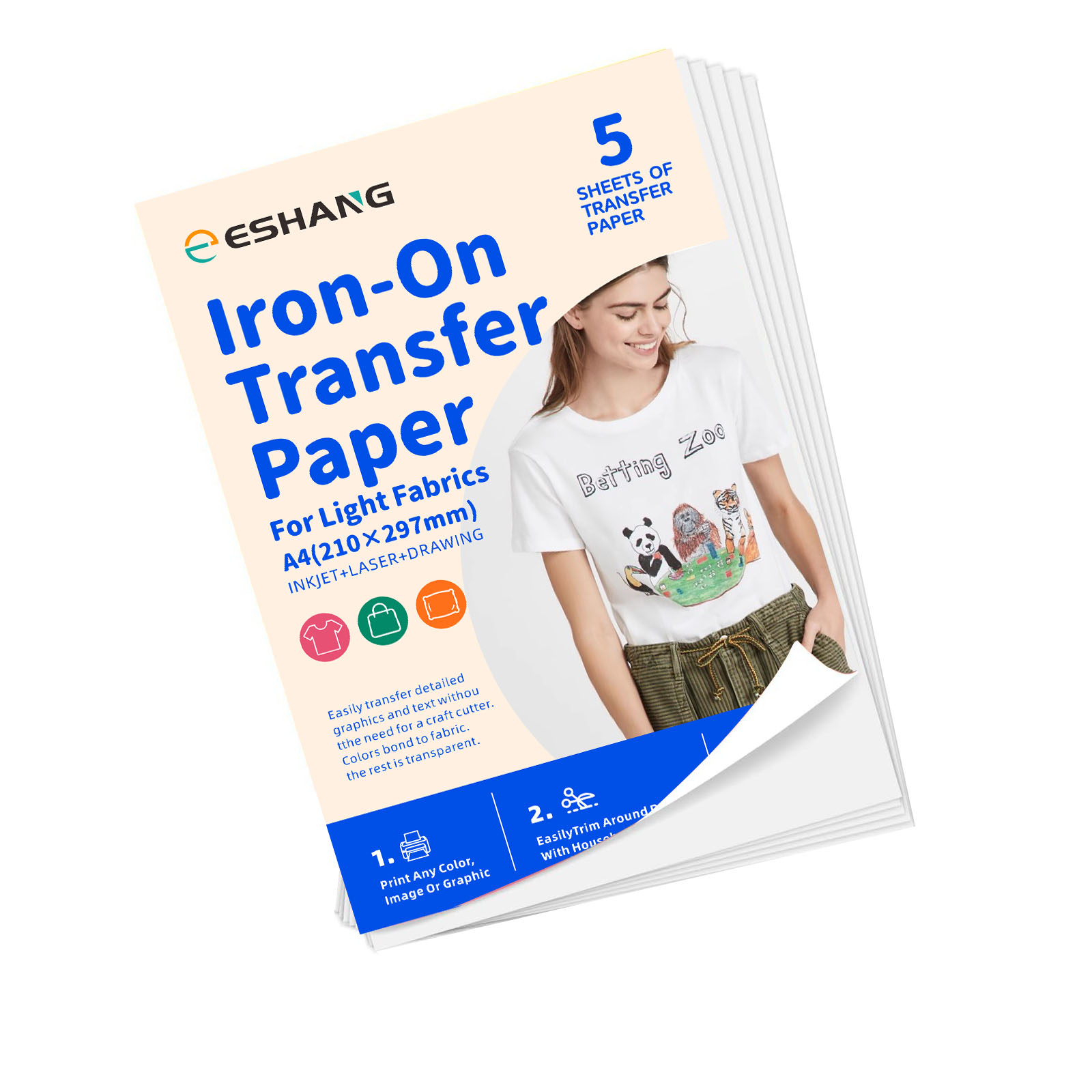 Transfer Paper Carbon - 5 fogli di carta per trasferimento