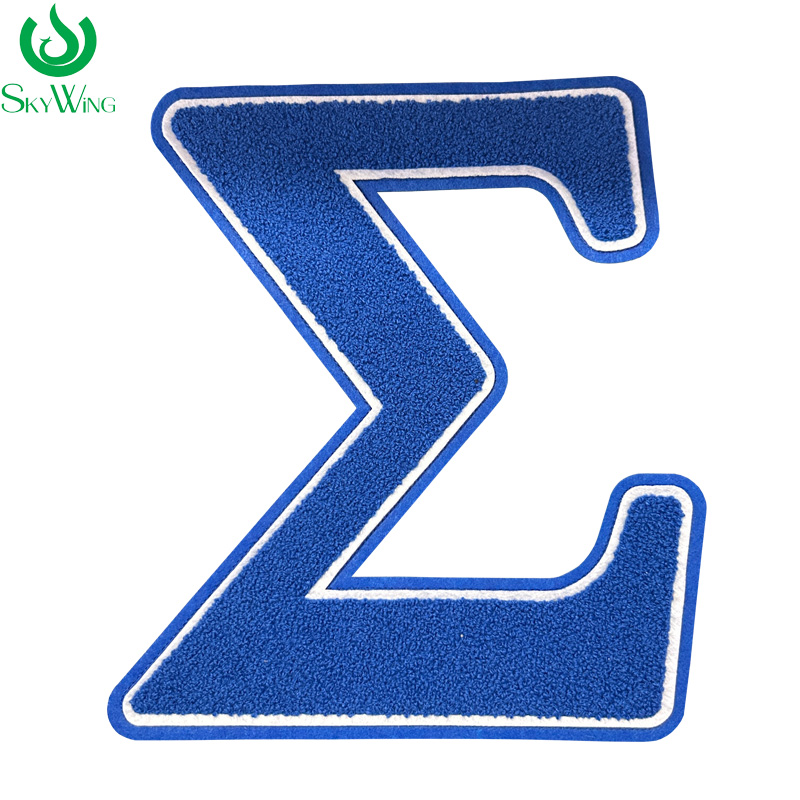 Embroidery Uk - Grande toppa con lettera greca Sigma