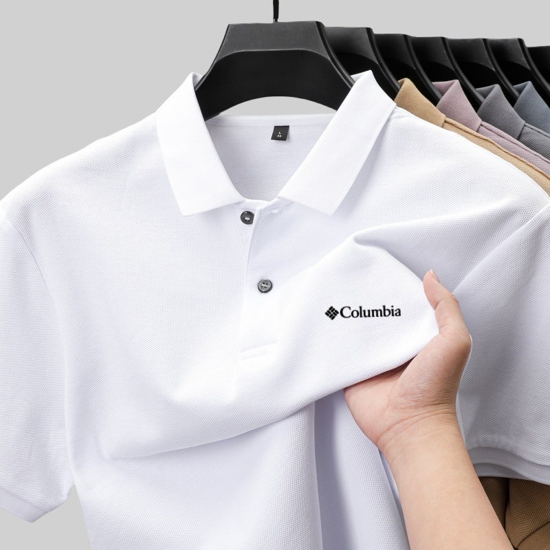 Embroidery Icon - Polo Classica da Uomo in Cotone