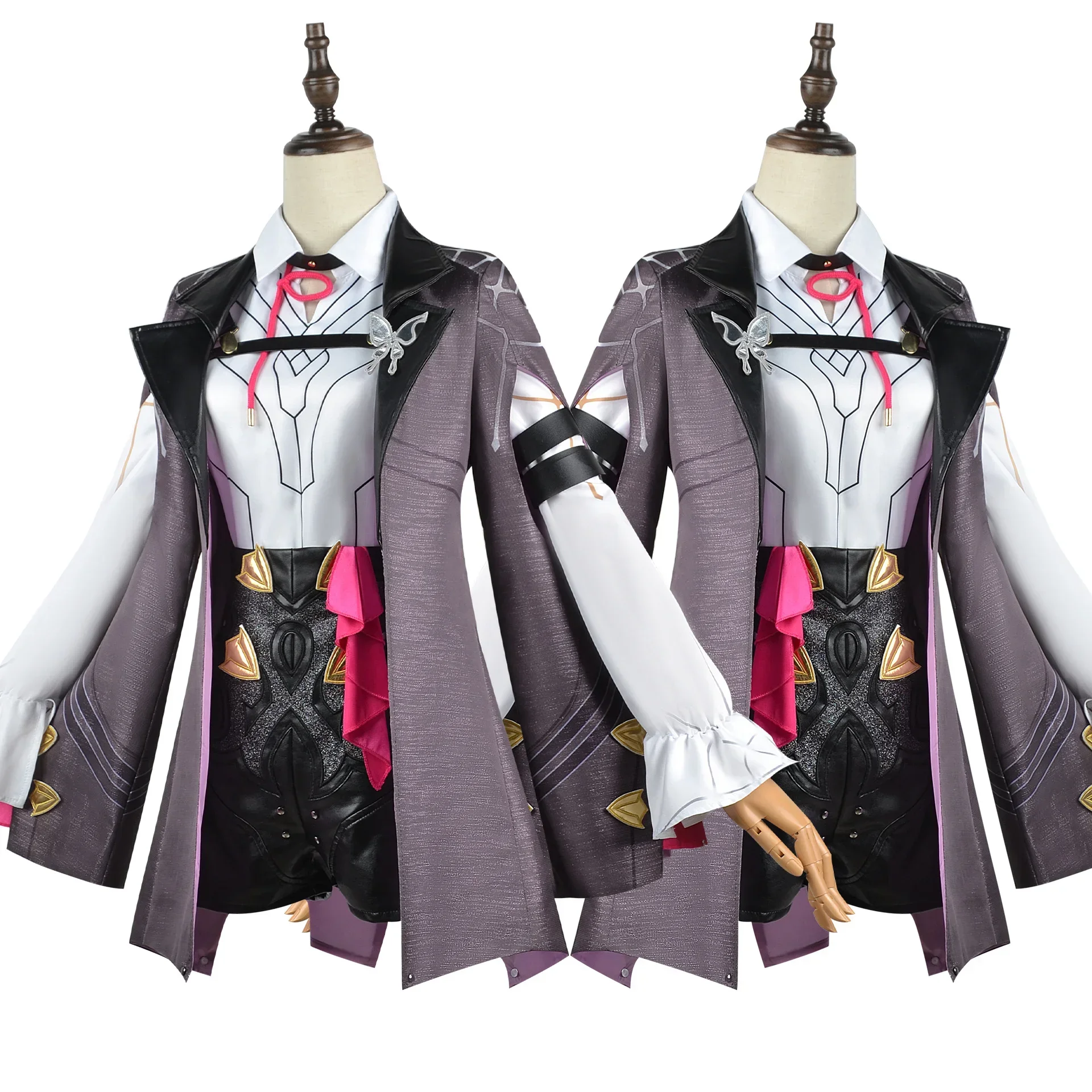 Embroidery Gothic - Costume Cosplay Kafka di Honkai Star
