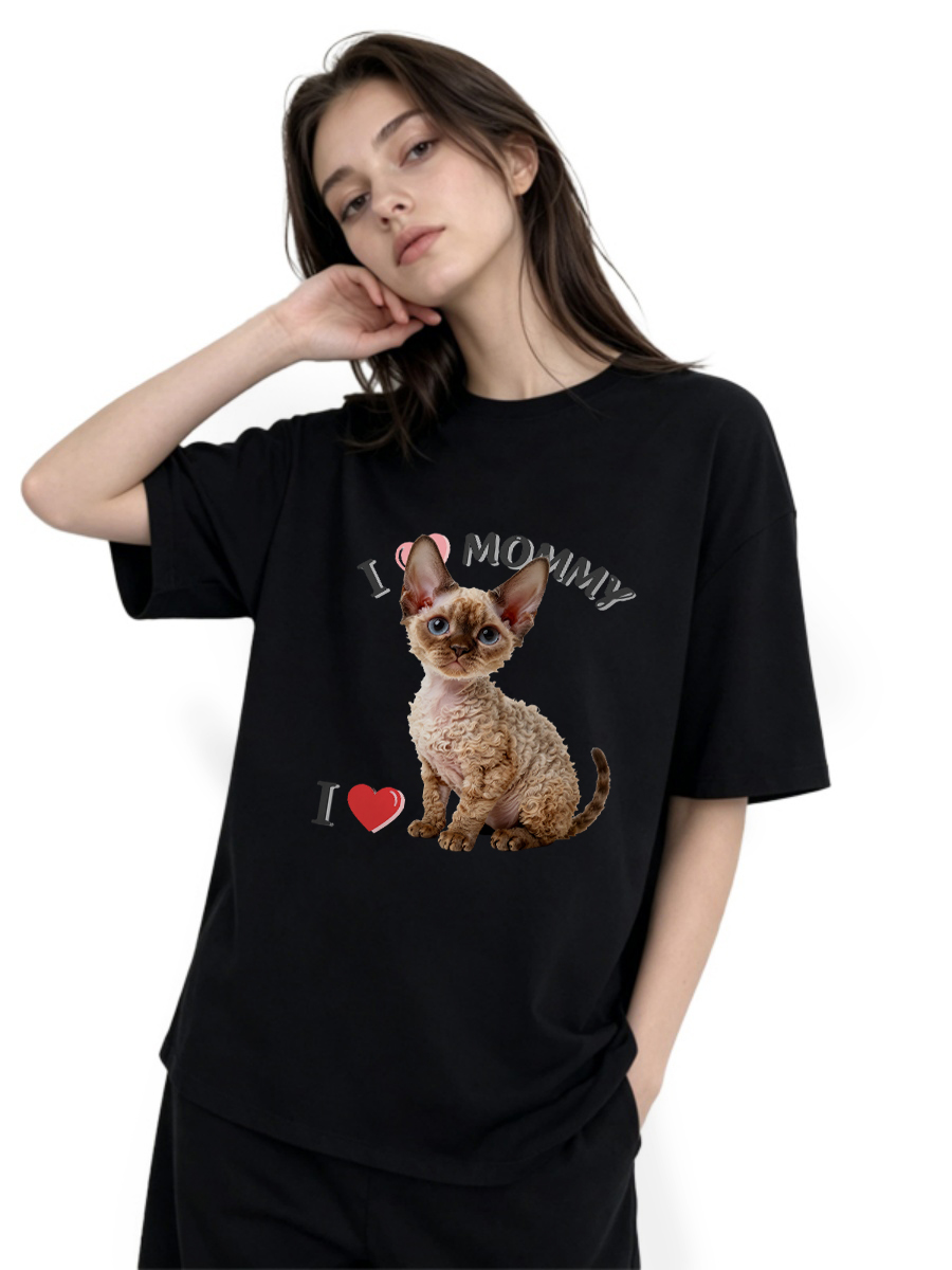 Embroidery Moisturizer - T-shirt stampate da donna a collo