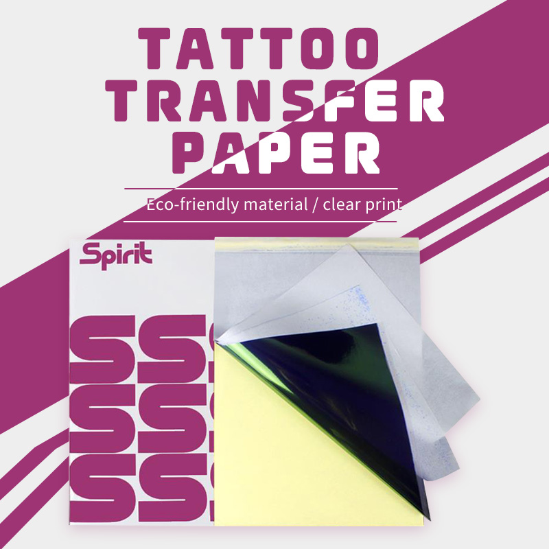 Transfer Paper Carbon - Carta Termica per Stencil Tatuaggi A4,