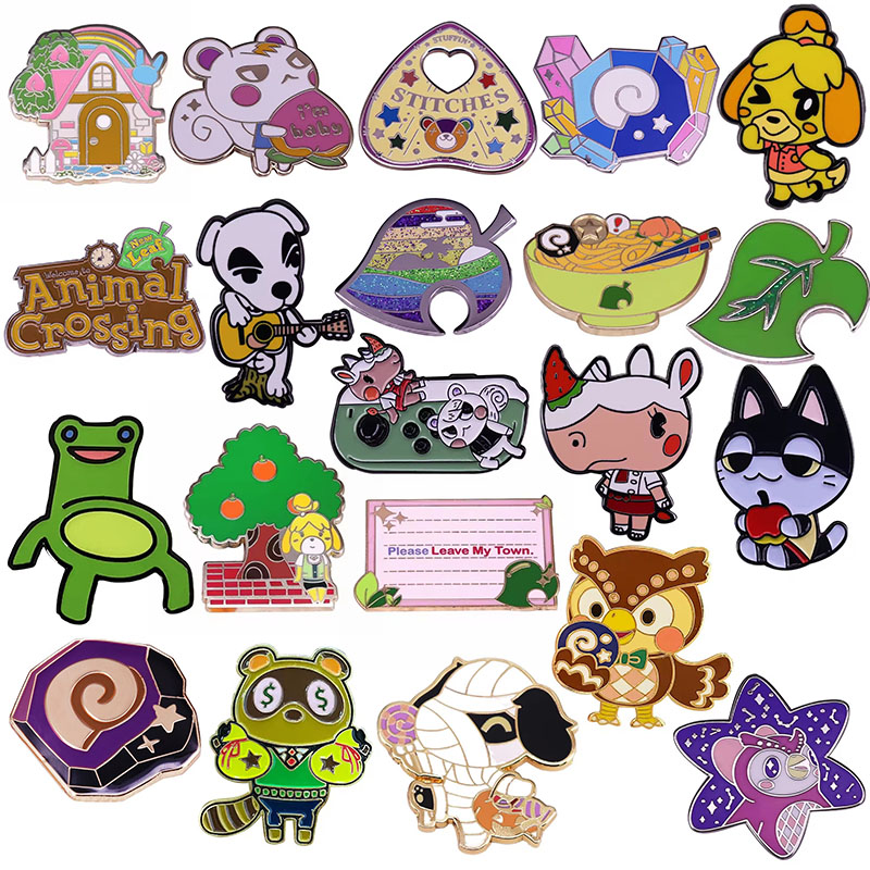 Embroidery Icon - Giochi anime Spille smaltate per cartoni