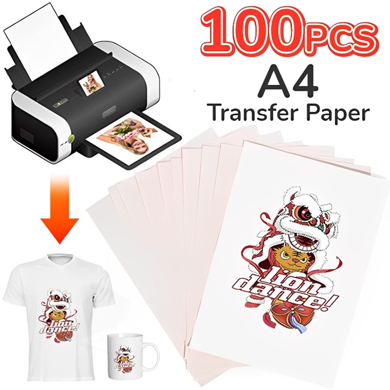 Transfer Paper Carbon - 100-10 Pz A4 S sublimazione Carte