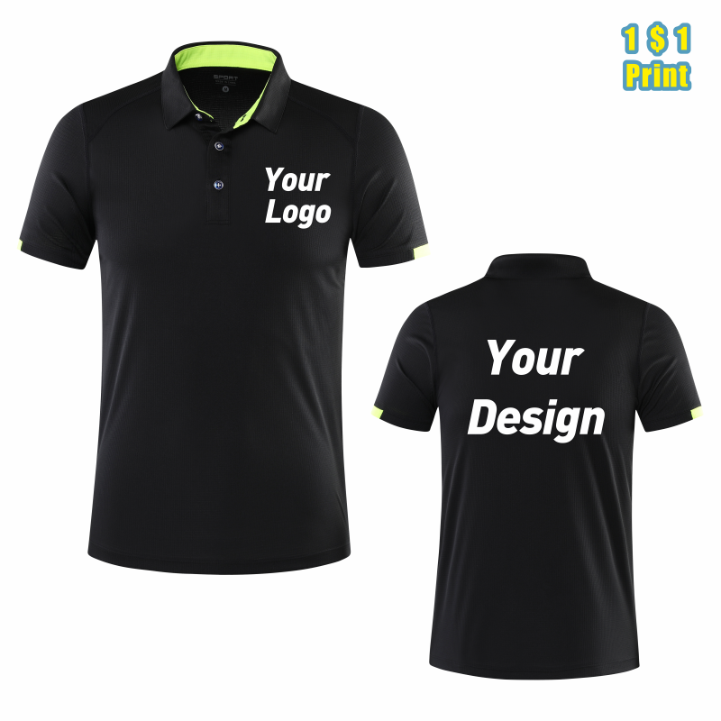Embroidery Logo - Polo sportiva traspirante ad asciugatura rapida