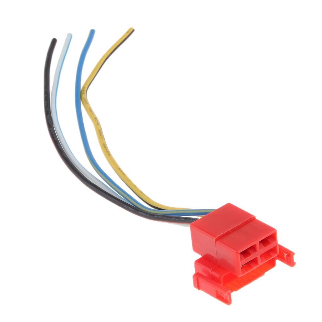 Embroidery Red - Connettore Elettrico Rosso a 4 Pin