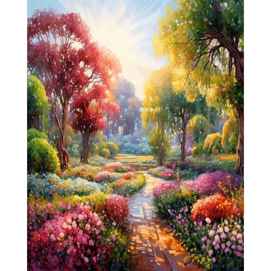 Embroidery Icon - RUOPOTY Diamond Painting Foresta, Regali Originali,