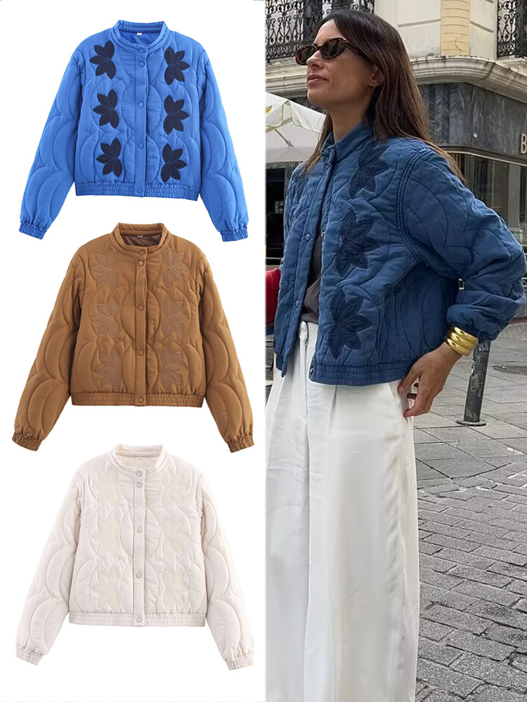 Embroidery And Quilting - HH 2025 Autunno Donna Cappotto corto