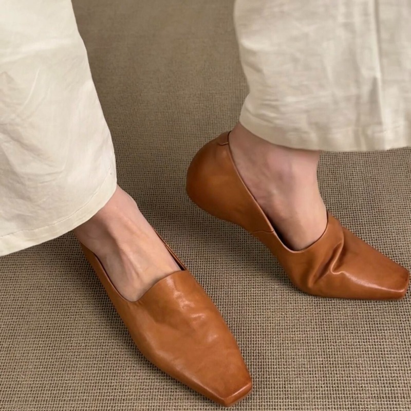 Embroidery Flat Shoes - Mocassini Retrò da Donna, Slip-on Stile