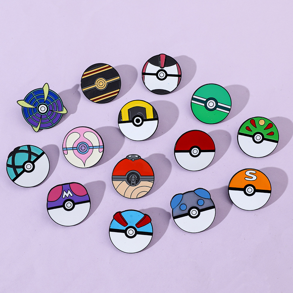 Embroidery Illustration - Spilla in lega Pokémon, Distintivo in