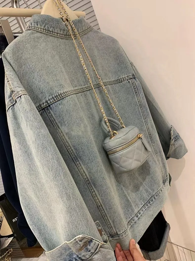 Cappotto di jeans Donna Y2k Pr - Embroidery Gothic recensione e prezzo