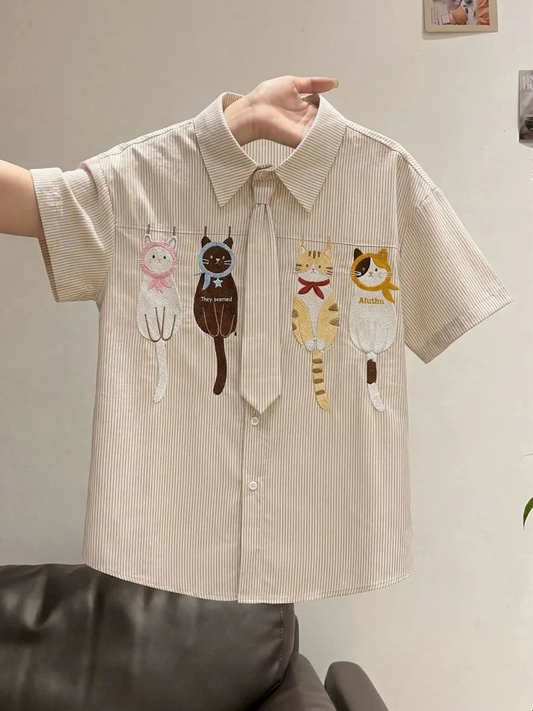 Camicia con Cravatta Cartoon p - Embroidery Uniforms recensione e prezzo
