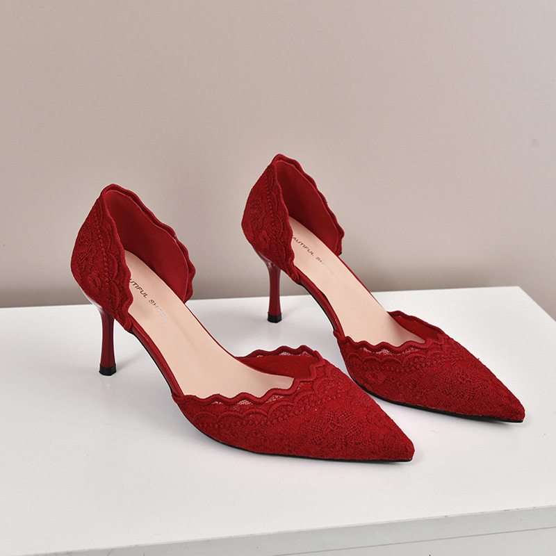 Scarpe da sposa con tacco alto - Embroidery Red recensione e prezzo