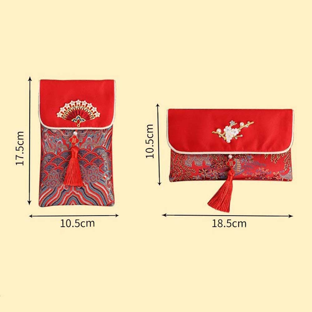 Busta Rossa in Broccato con Pa - Embroidery Red recensione e prezzo