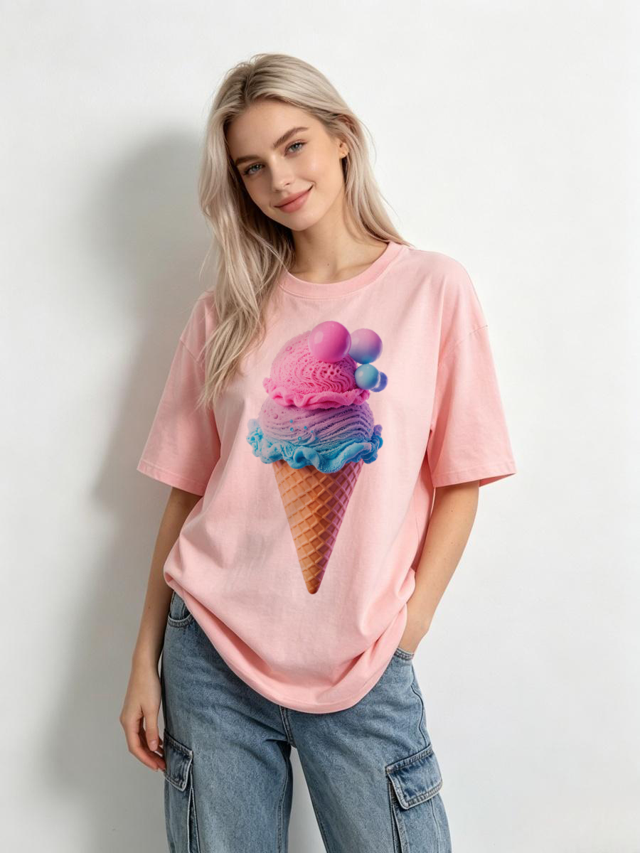 T-shirt da ragazza in tessuto  - Embroidery Chain Stitch recensione e prezzo