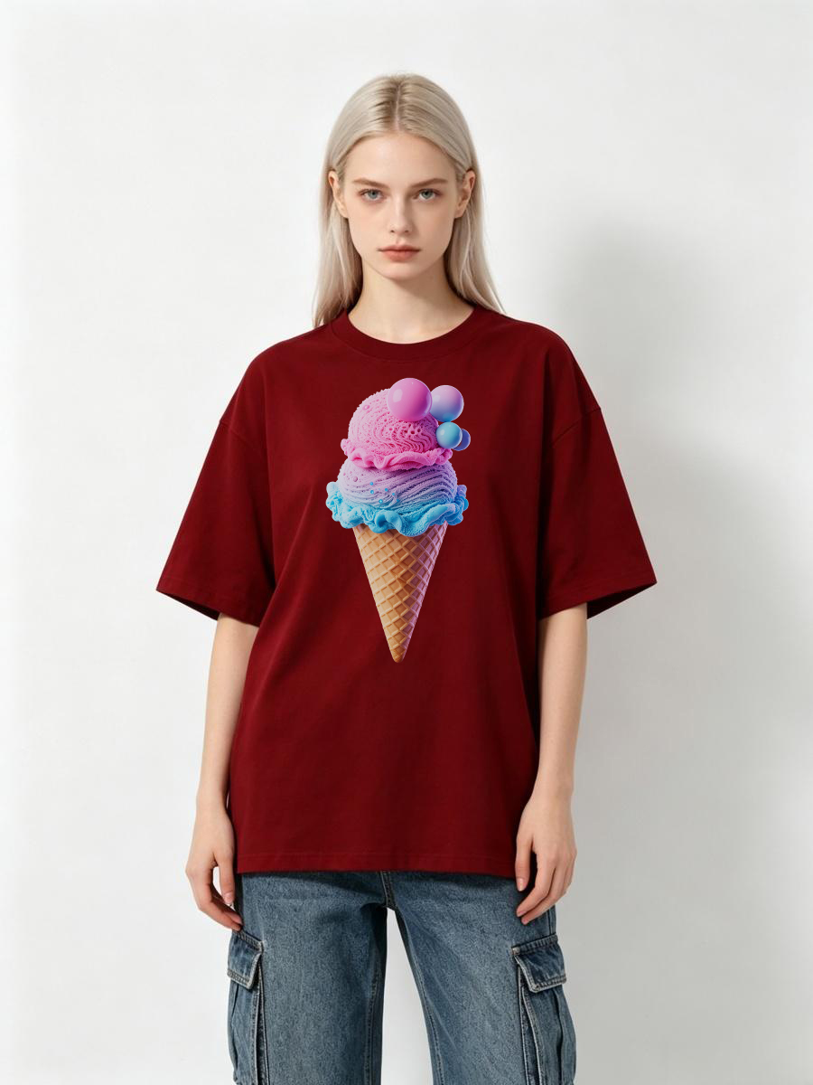 T-shirt da ragazza in tessuto  - Embroidery Chain Stitch recensione e prezzo