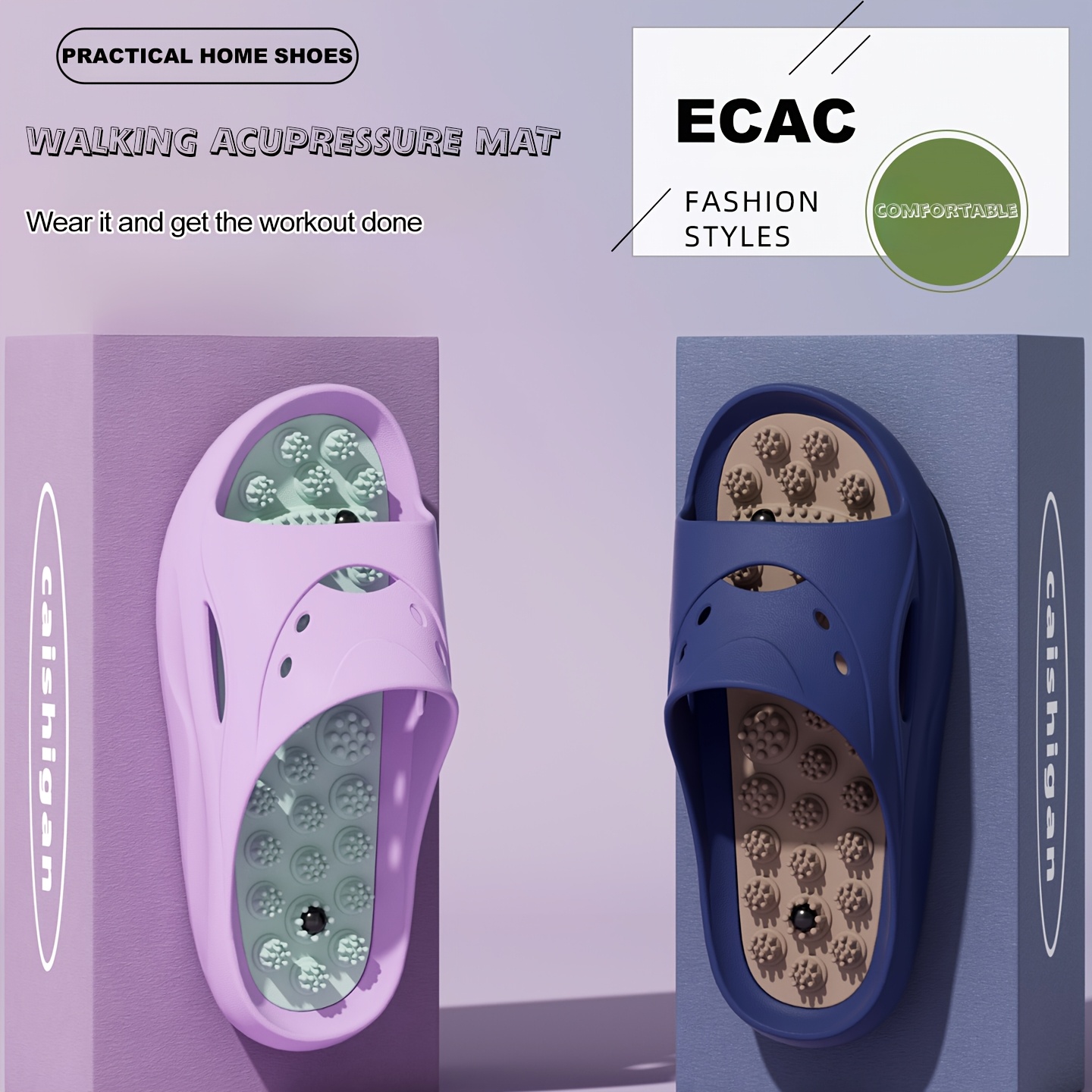 Ciabatte Massaggianti in EVA p - Embroidery Flat Shoes recensione e prezzo