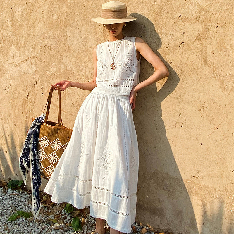 Top Senza Maniche in Cotone Bi - Embroidery Uniforms recensione e prezzo