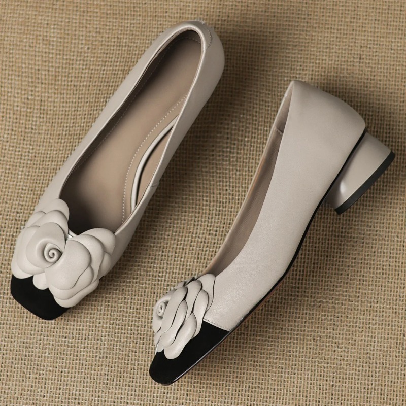 Taglie forti 34-41 décolleté s - Embroidery Flat Shoes recensione e prezzo