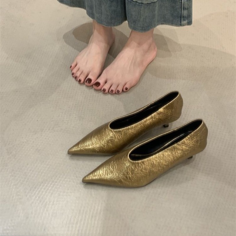 2025 Autunno Nuovo Pendolare V - Embroidery Flat Shoes recensione e prezzo