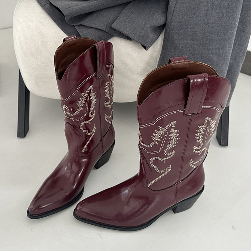 Liyke Designer Stivali western - Embroidery Red recensione e prezzo