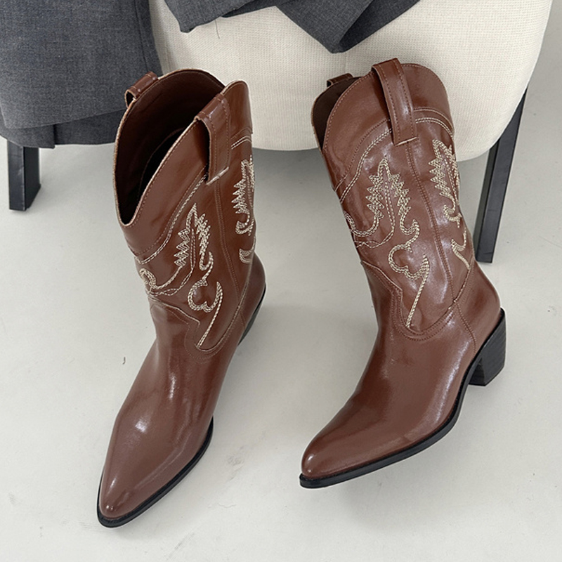 Liyke Designer Stivali western - Embroidery Red recensione e prezzo