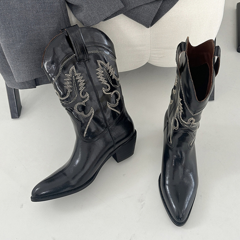 Liyke Designer Stivali western - Embroidery Red recensione e prezzo