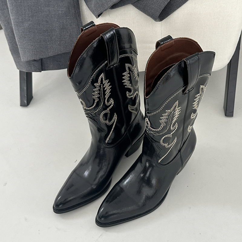Liyke Designer Stivali western - Embroidery Red recensione e prezzo