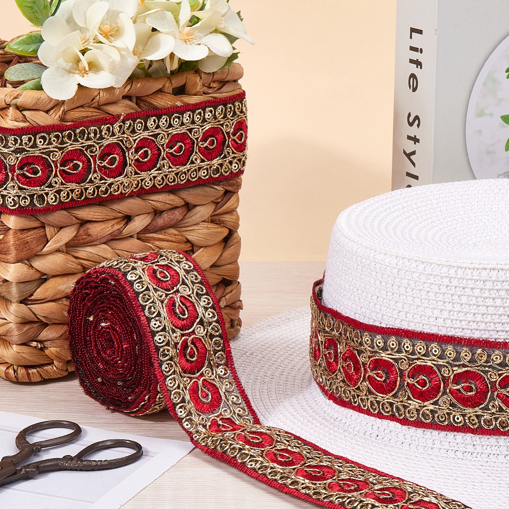 Nastro Ricamato Rosso 10 Iarde - Embroidery Red recensione e prezzo