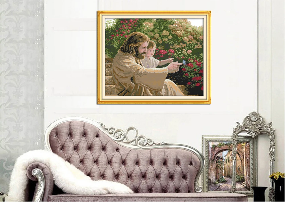 Joy Sunday Gesù e un bambino D - Embroidery Jesus recensione e prezzo