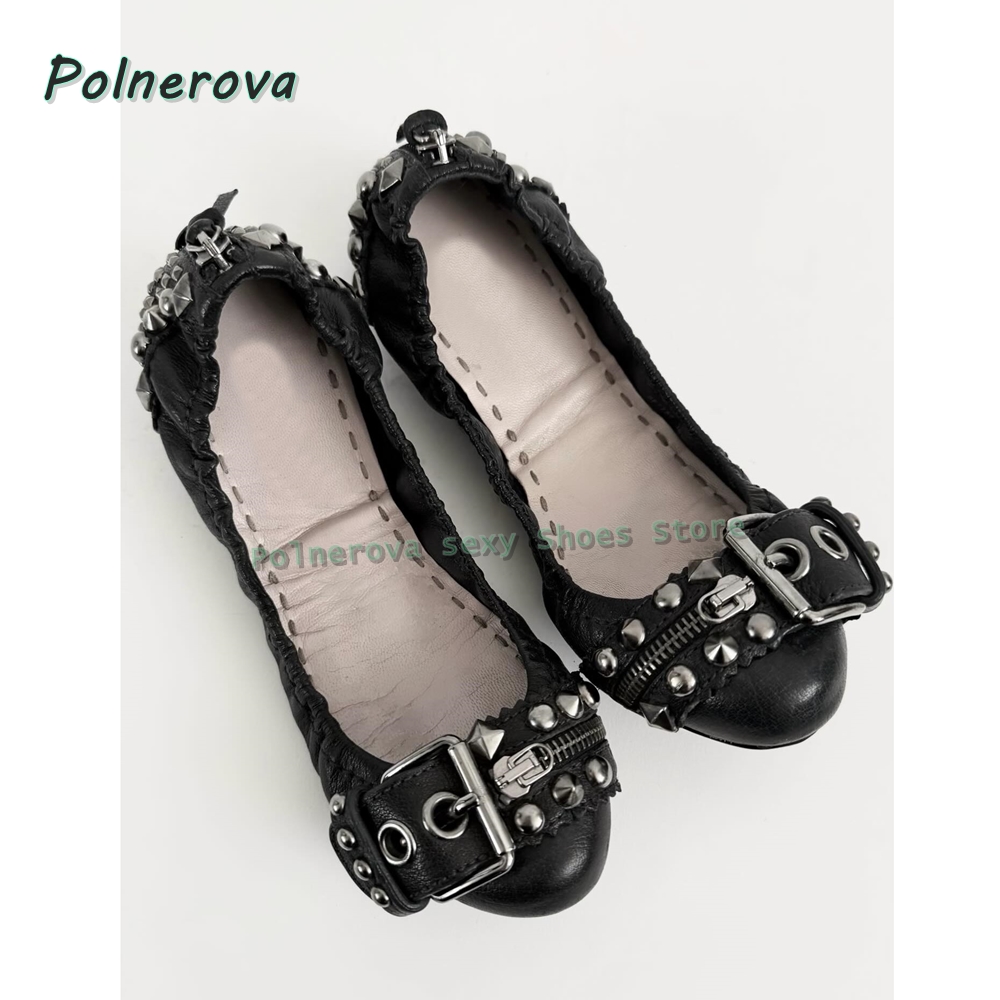Scarpe Mary Jane con fibbia a  - Embroidery Flat Shoes recensione e prezzo