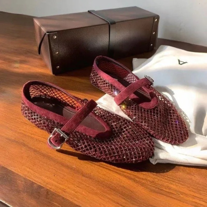 Sandali Baotou con strass inta - Embroidery Flat Shoes recensione e prezzo