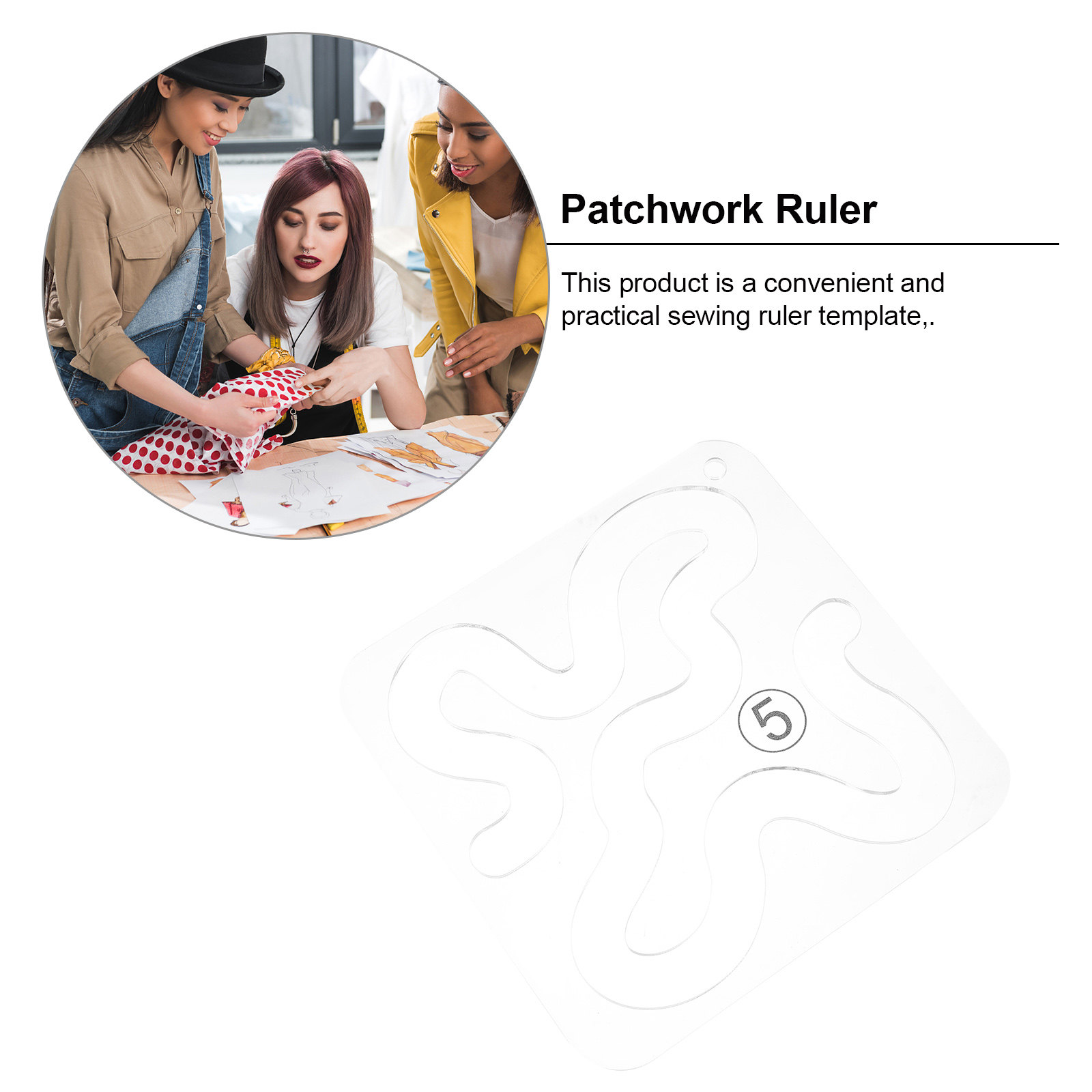 1 Pezzo Righello Premium in Ac - Embroidery And Quilting recensione e prezzo