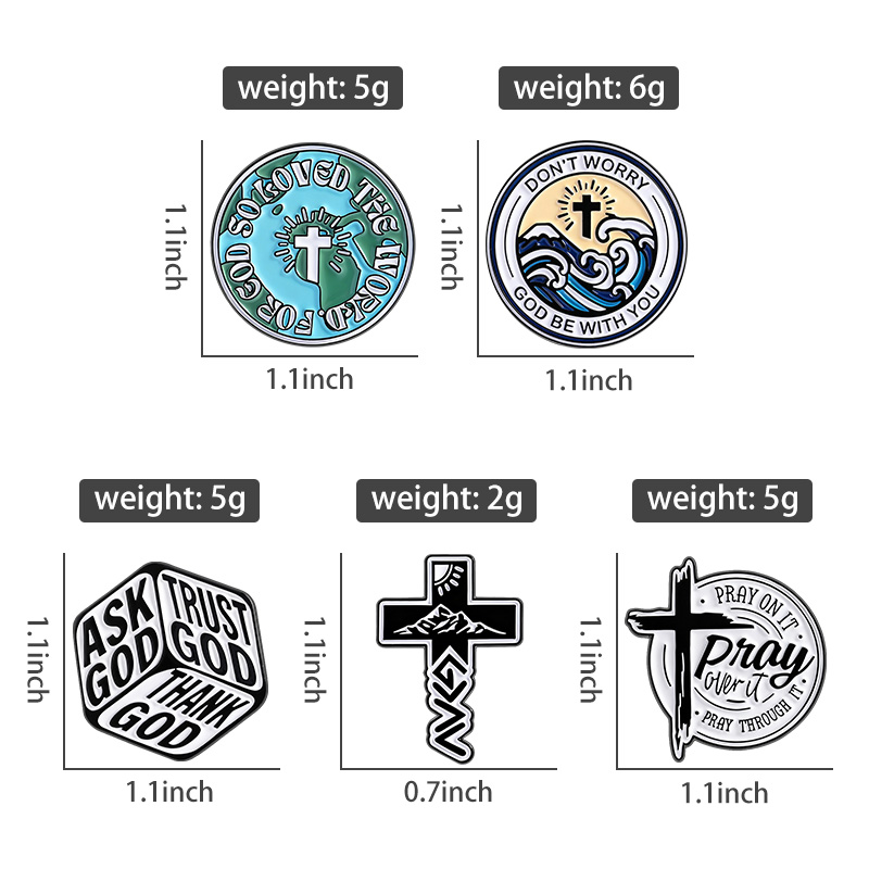 Chiedi a Dio Credito a Dio Gra - Embroidery Icon recensione e prezzo