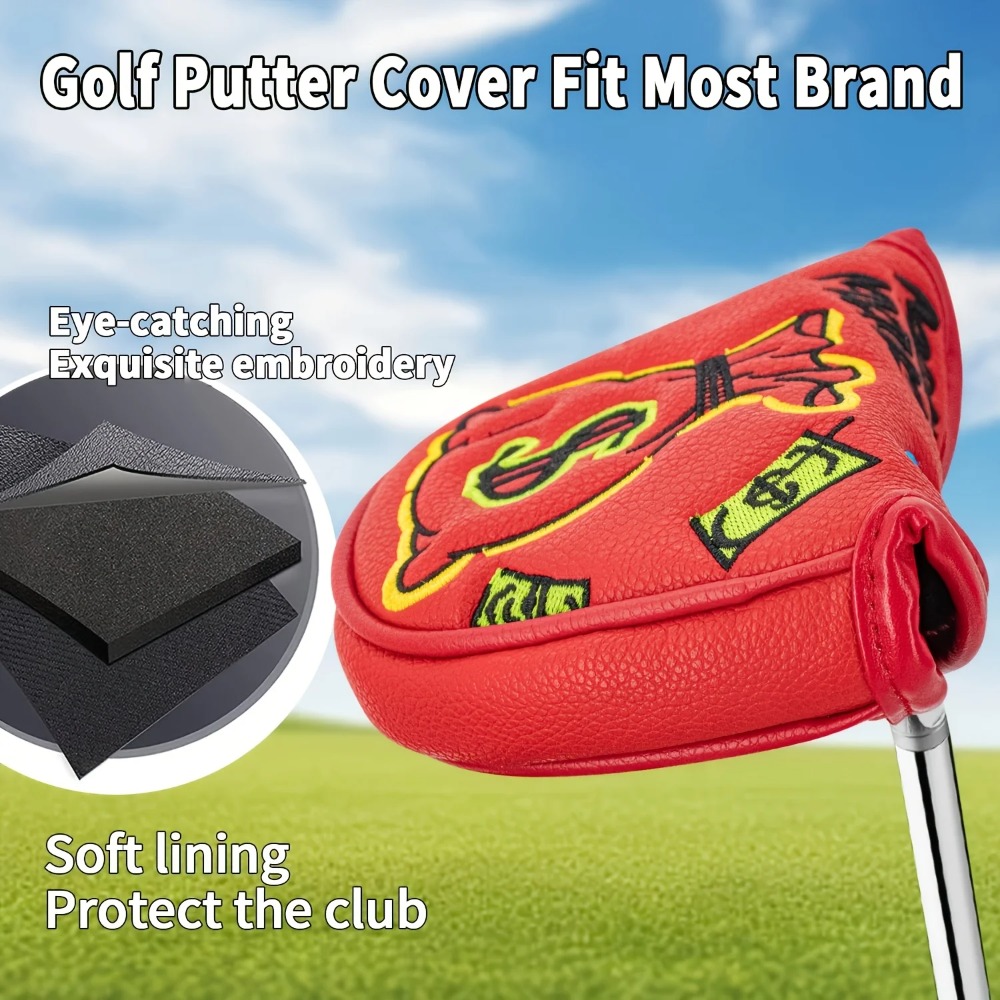 Copertura per Putter da Golf | - Embroidery Red recensione e prezzo