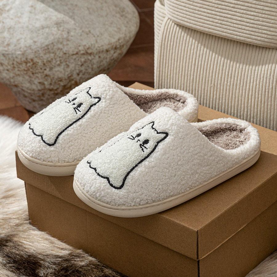 Moda carino linea gatto squisi - Embroidery Flat Shoes recensione e prezzo