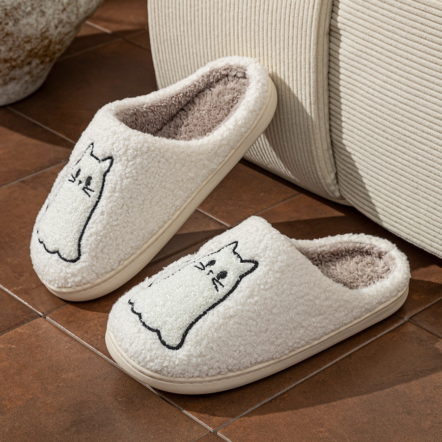 Moda carino linea gatto squisi - Embroidery Flat Shoes recensione e prezzo